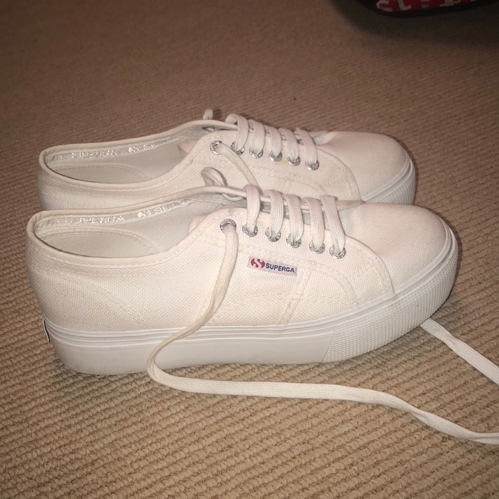 Superga Platform Sneaker - White